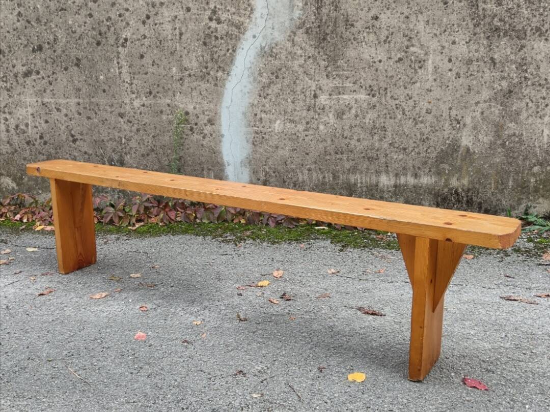 Minimalist pine bench 200 cm