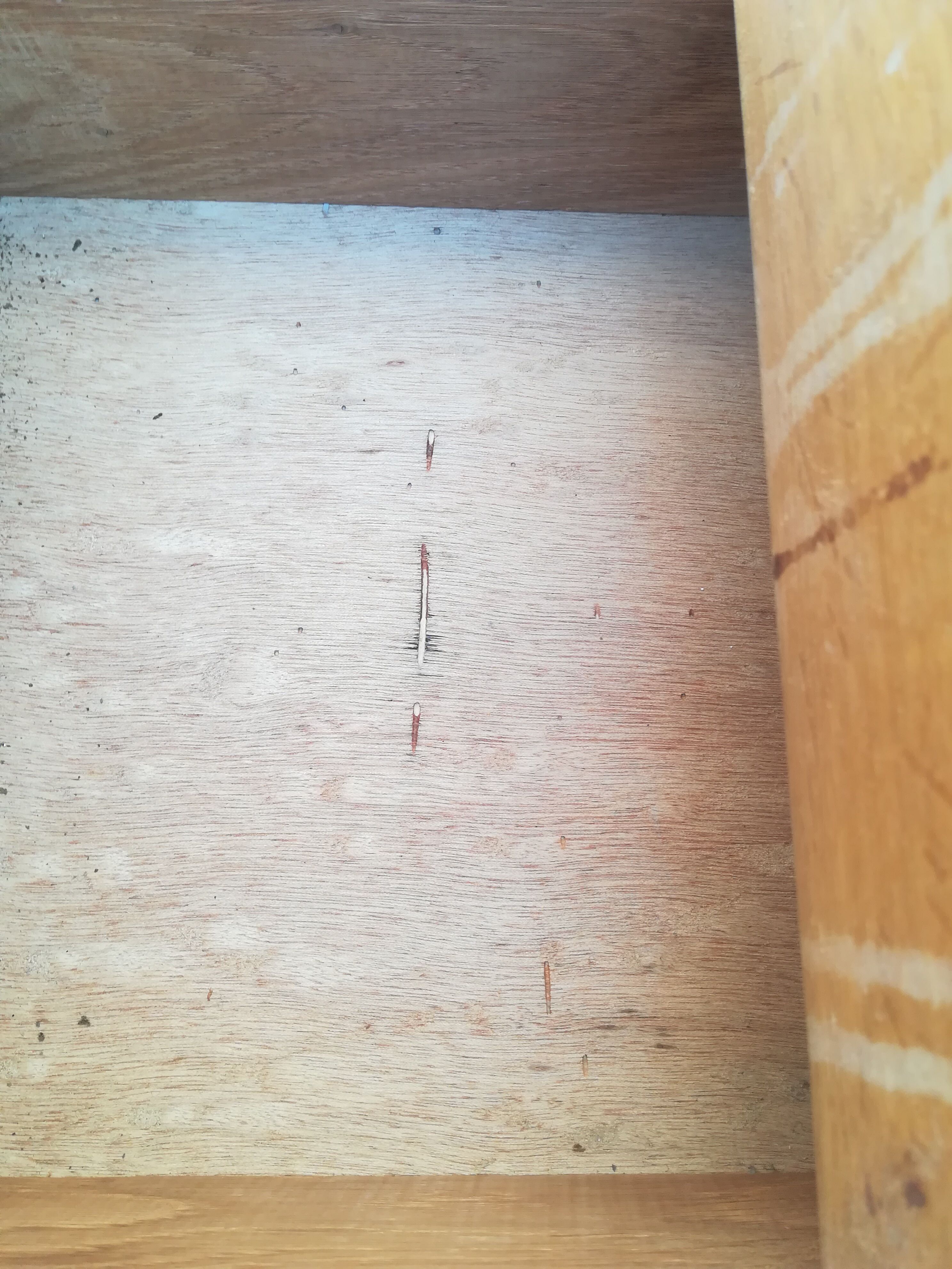 Worker light oak on feet