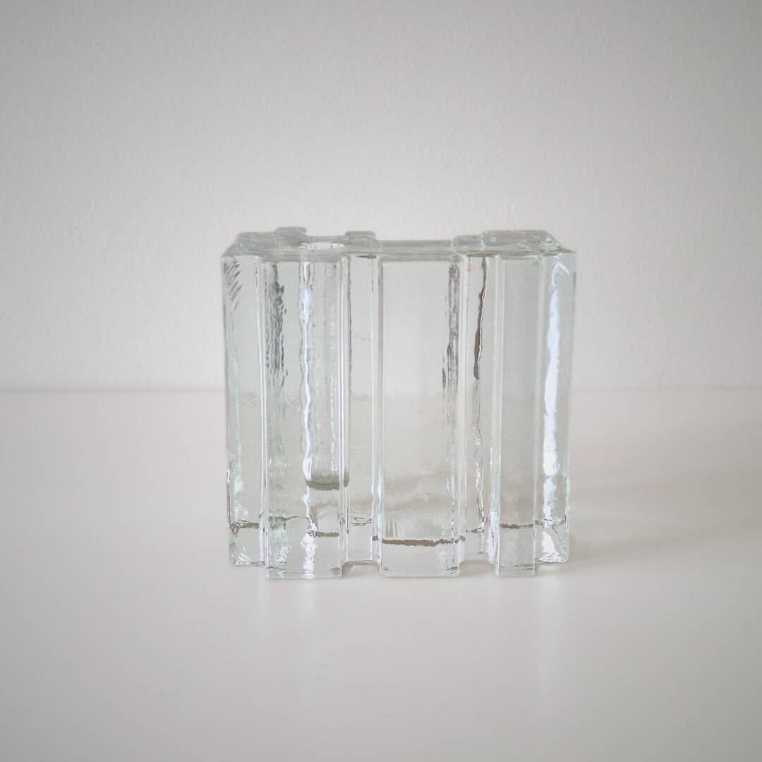 Solifleur Hand-Cast Glass Vase - Modernist Design - 1970s, Germany