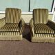 Lot de 2 fauteuils en velours