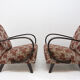Paire de fauteuils par Jindřich Halabala 1950