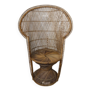 Emmanuelle rattan armchair