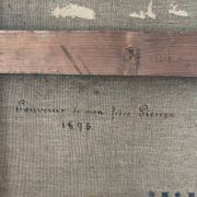 La clairière, huile sur toile “Souvenir de mon frère Pierre 1898”