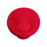 Fauteuil Mushroom rouge par Pierre Paulin