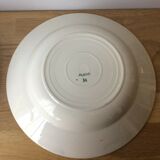 Lot de 5 assiettes demi-creuses vintage décor flore