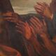 Grande peinture flamande du 19e siècle, Christ pardonnant aux pécheurs pénitents.