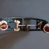 Jouet ancien "Bascule aux clowns en fonte peinte" années 1930