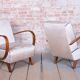Art Deco Armchairs attributed to J. Halabala for Up Závody, Czech, 1940s, Set of 2
