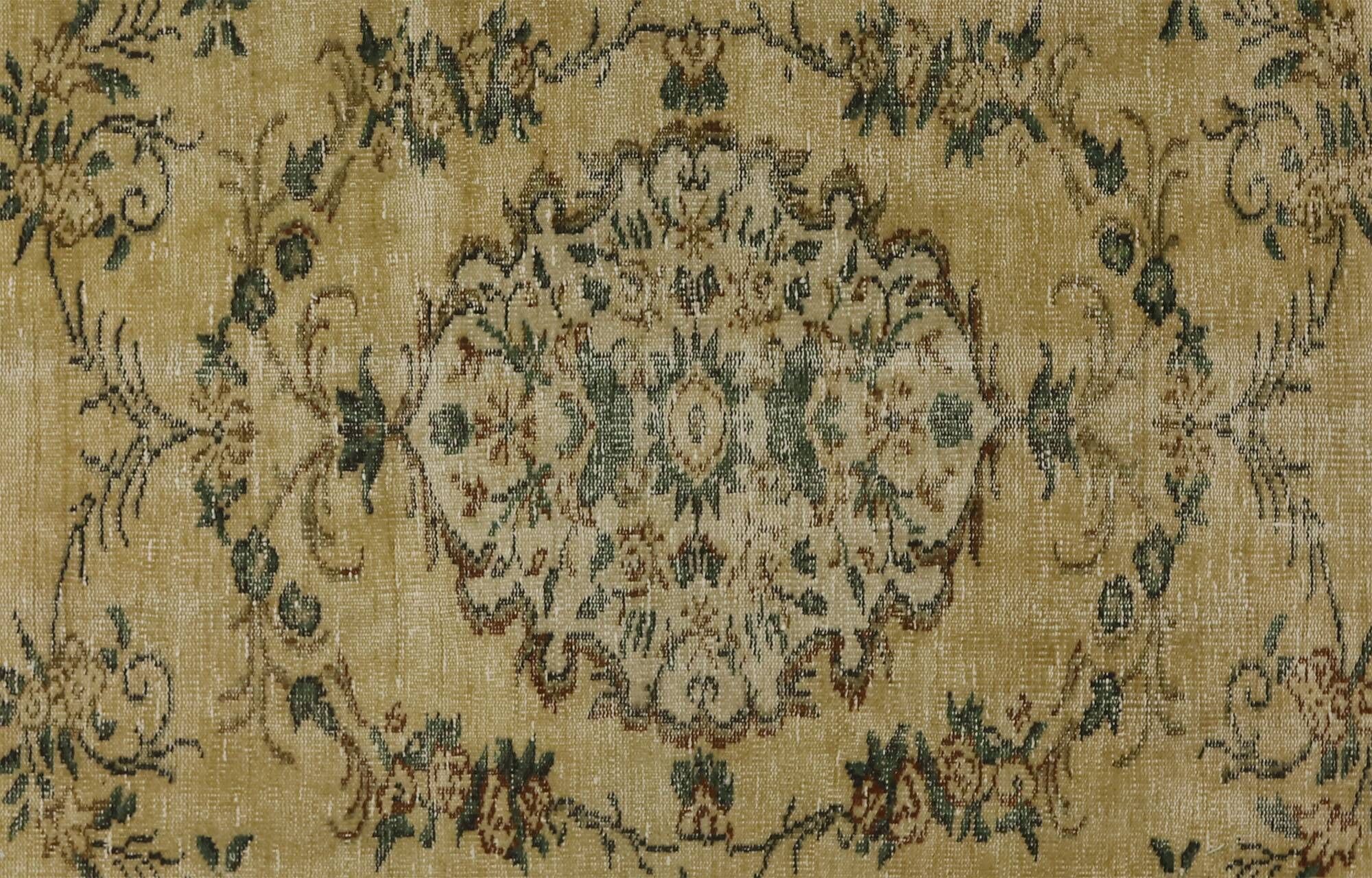 Turkish Anatolian Handmade Vintage Area Rug 262 cm x 160 cm