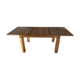 Ethnicraft teak dining table with slice extension