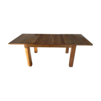 Ethnicraft teak dining table with slice extension