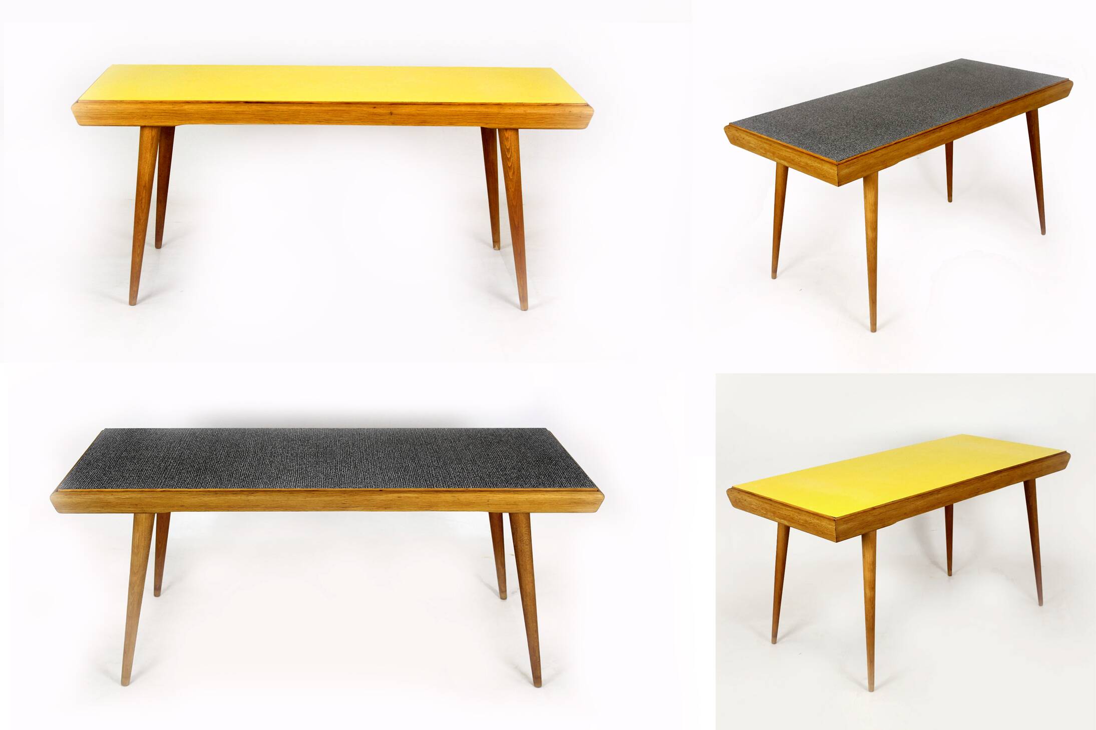Coffee Table with Double-Sided Formica Top from Interier Praha, 1960s
