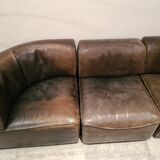 Set of 4 vintage sofas from desede
