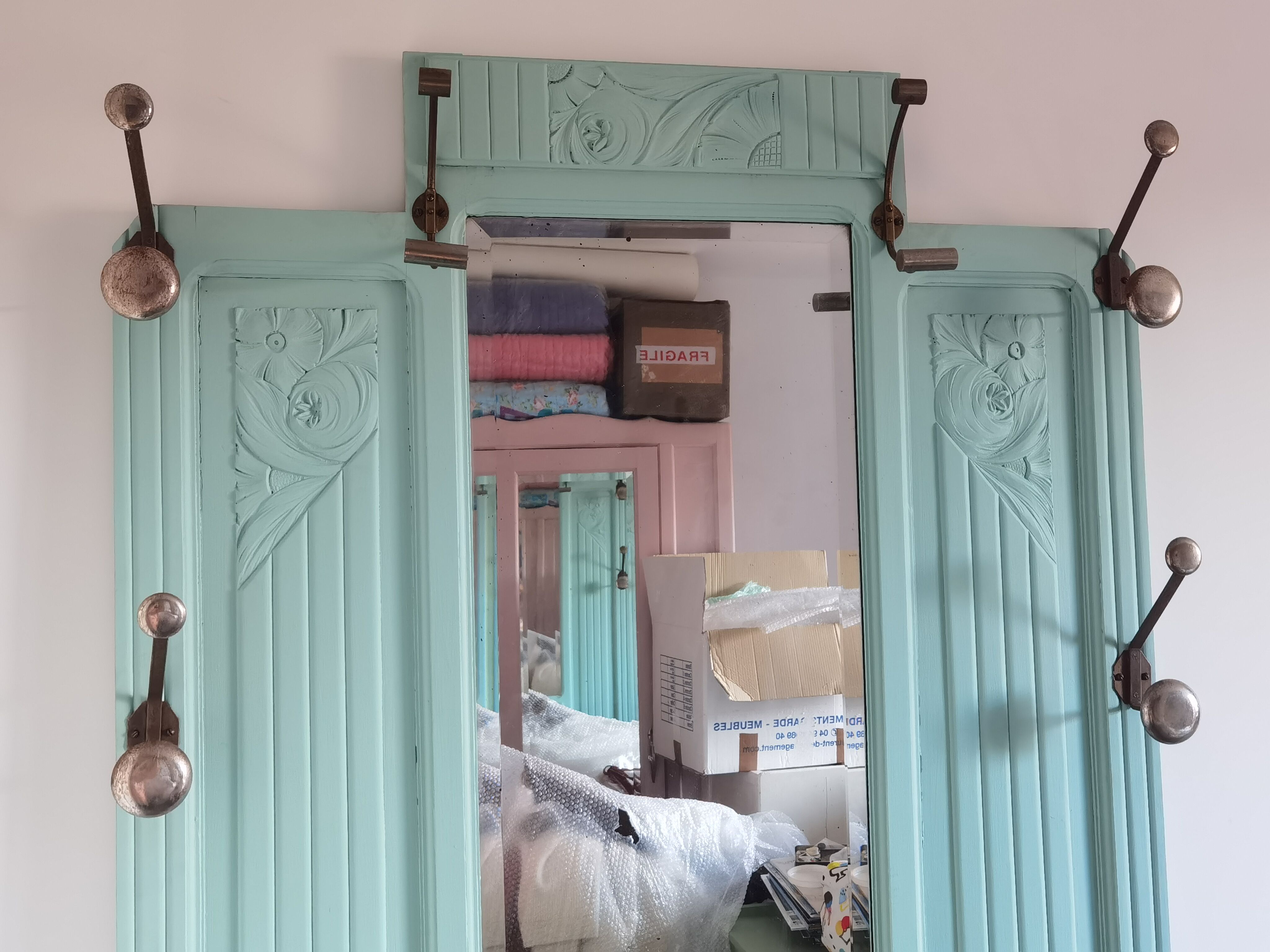 Coat rack art deco cloakroom