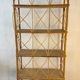 1960s Rattan Shelf France