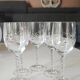 Lot of 5 x Small White Wine/Port Glasses Fleury Epi. Arques Crystal 12cl