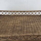 Wicker & rattan serving trolley 1900