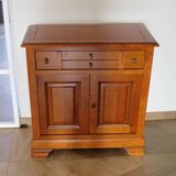 Meuble d’entrée-buffet d’appui-Louis Philippe- 1 tiroir-2 portes Merisier