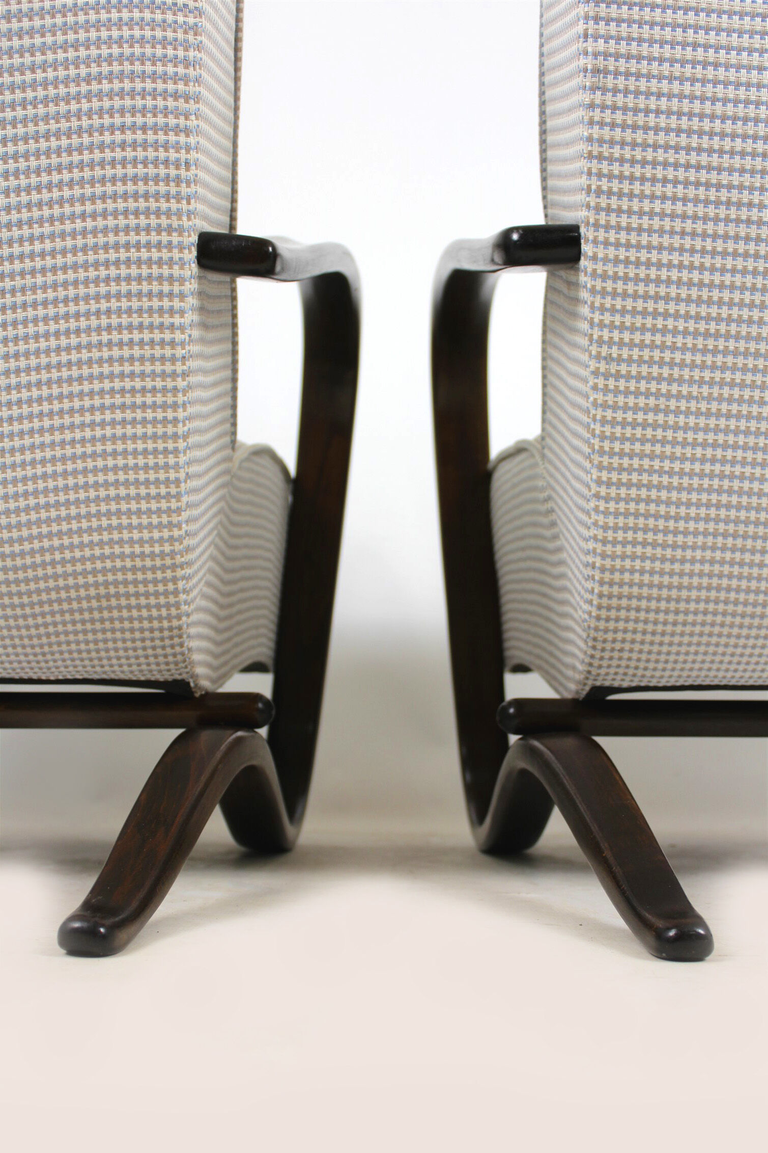 Set of 2 H - 269 armchairs by Jindrich Halabala, 1930s