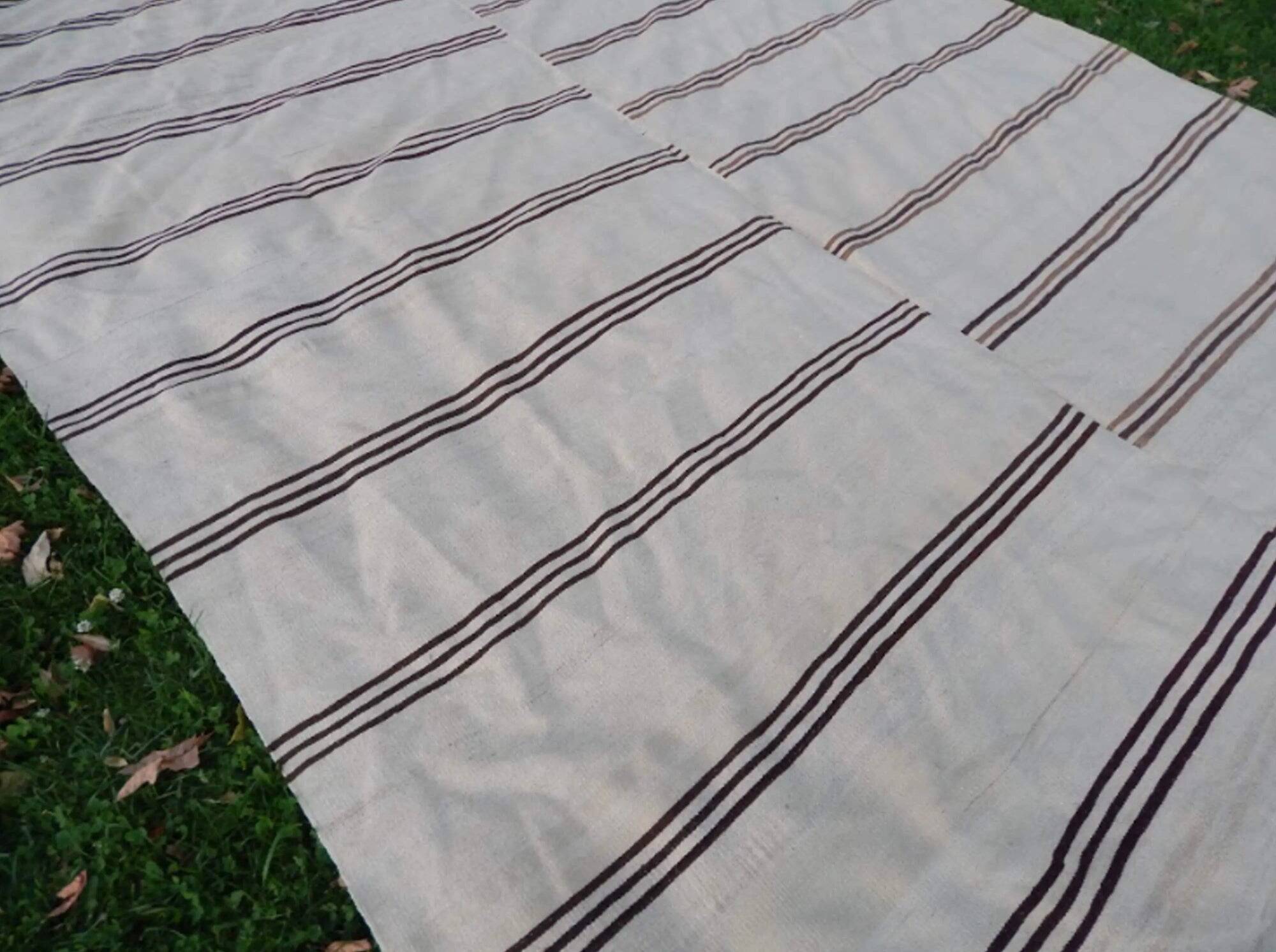 Tapis Kilim turc vintage tissé main