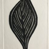 Original etching signed and justified by Raoul UBAC, Letter from Los Chandos, 1975