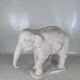 Large plaster elephant sculpture