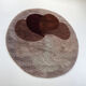 Multi-color high pile rug Desso, Netherlands, 128cm
