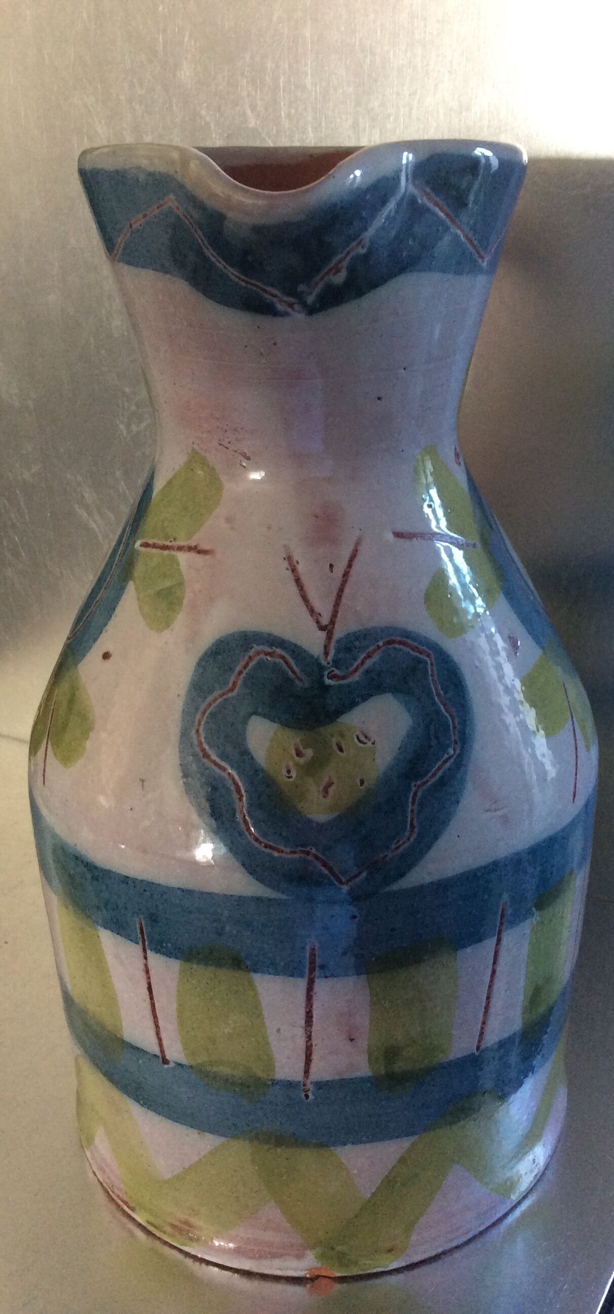 Vintage ceramic pitcher 60-70 Made in Sweden