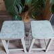 2 tabourets années 50s