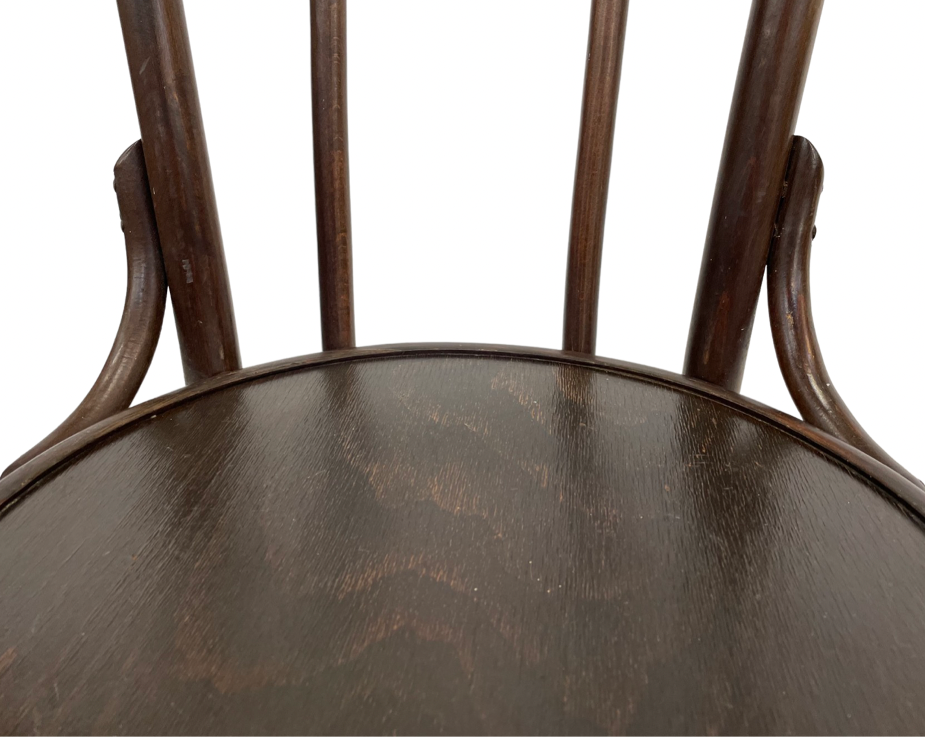 Set of four vintage bistro chairs 50