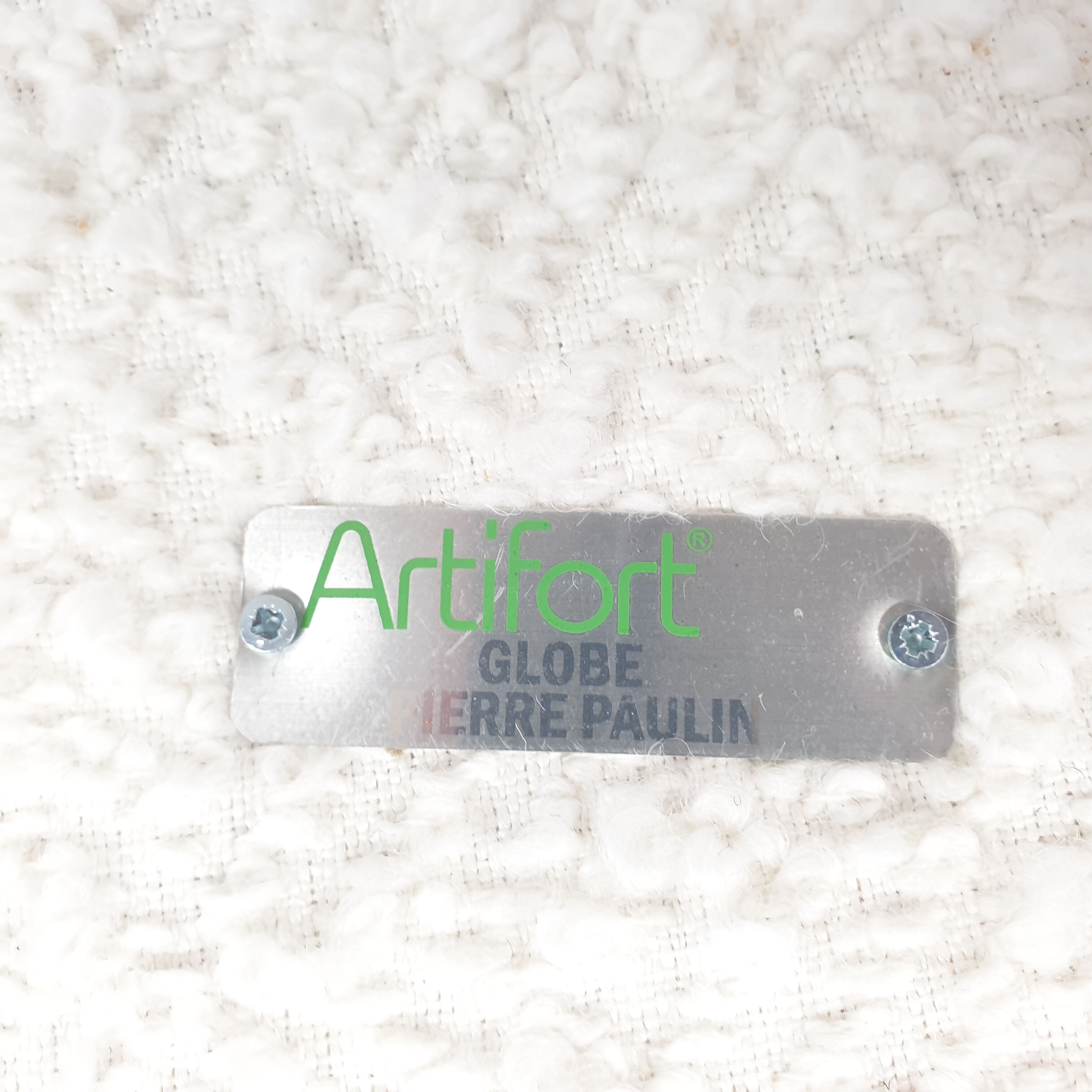 Fauteuil Big Globe avec pouf de Pierre Paulin pour Artifort, années 1980