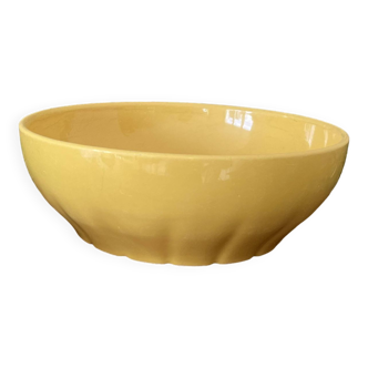 Antique earthenware salad bowl from Choisy-le-Roi