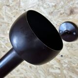 60's 70's Lamp Fixture Wall Lamp Metal & Chrome Brown Space Age Design