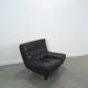 Fauteuil Leren vintage noir
