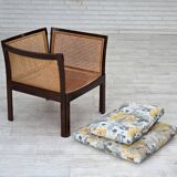 1970s, Danish design by Illum Wikkelsø, armchair model "Plexus", teak wood,