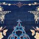 Chinese carpet, Beijing, royal blue