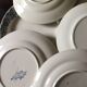 6 Terre de Fer blue Marcel Alésia Exotic Longchamp plates