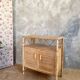 Buffet rotin vintage