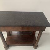 Empire style console with mirror back, 19th century