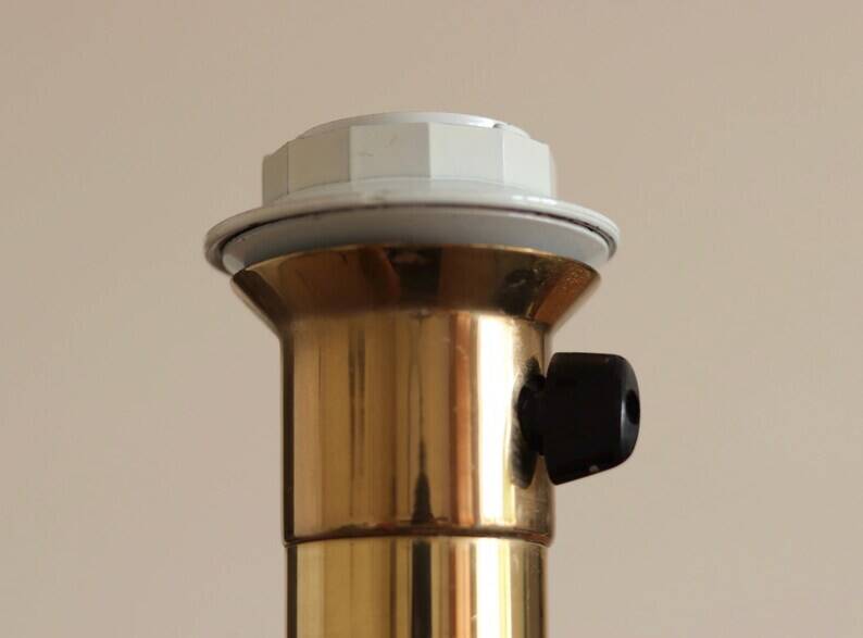 Pair of Vintage Large Brass Table Lamps