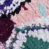 Old boucherouite berber carpet