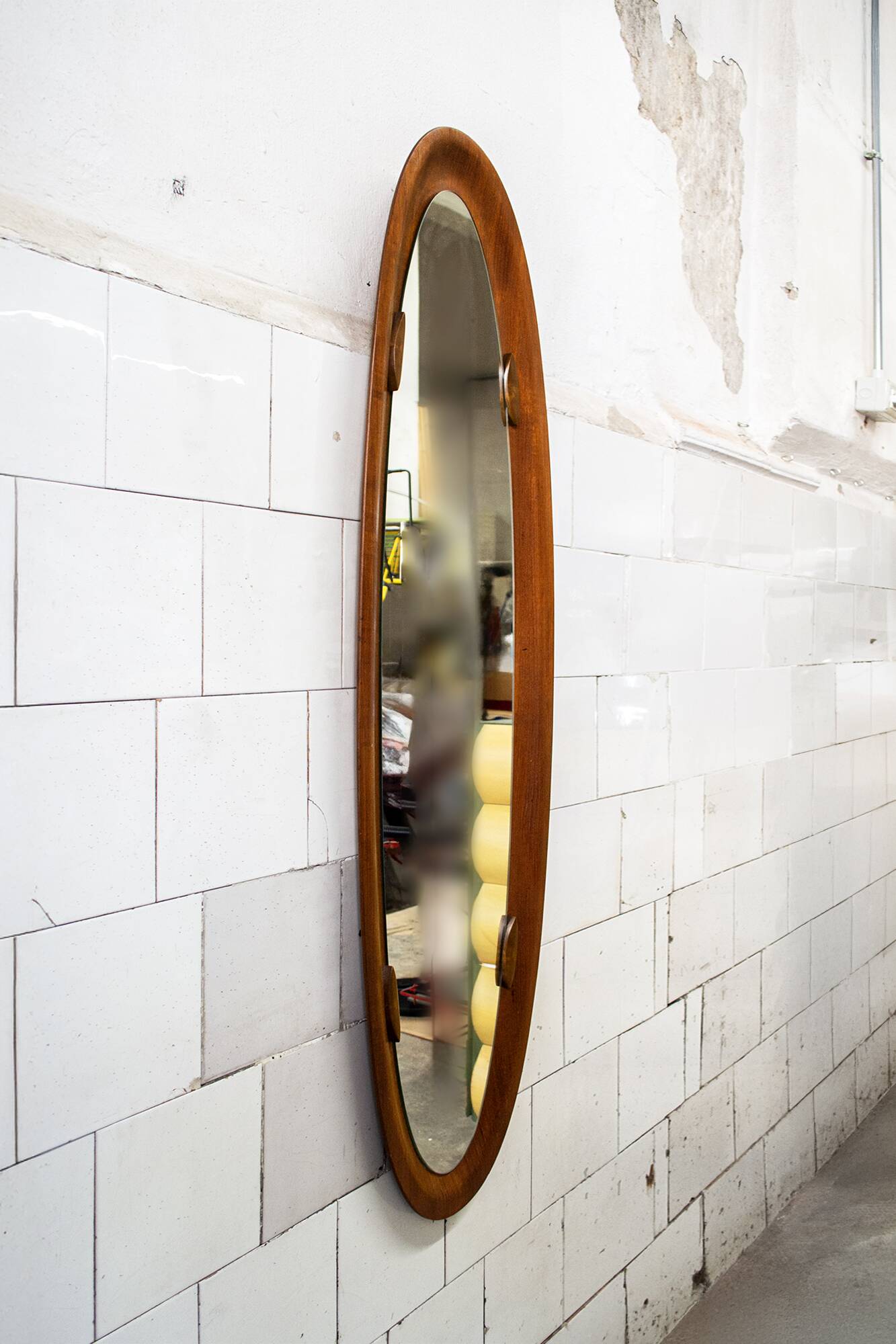 Specchio ovale by Franco Campo & Carlo Graffi for Home, 1950s