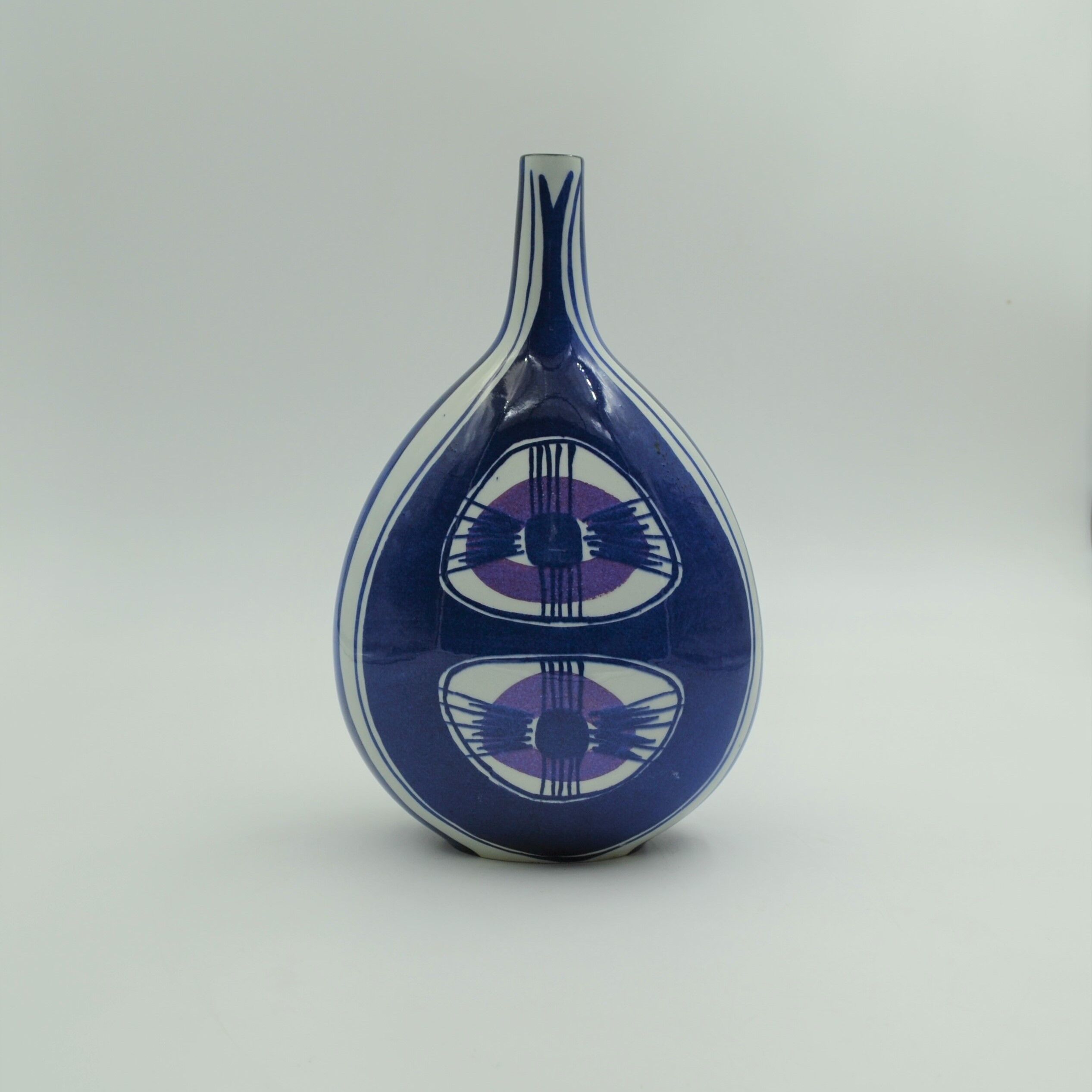 Tenera series earthenware vase by Inge-Lise Koefoed for Royal Copenhagen