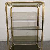 Italian Hollywood Regency shelf, 70s-80s