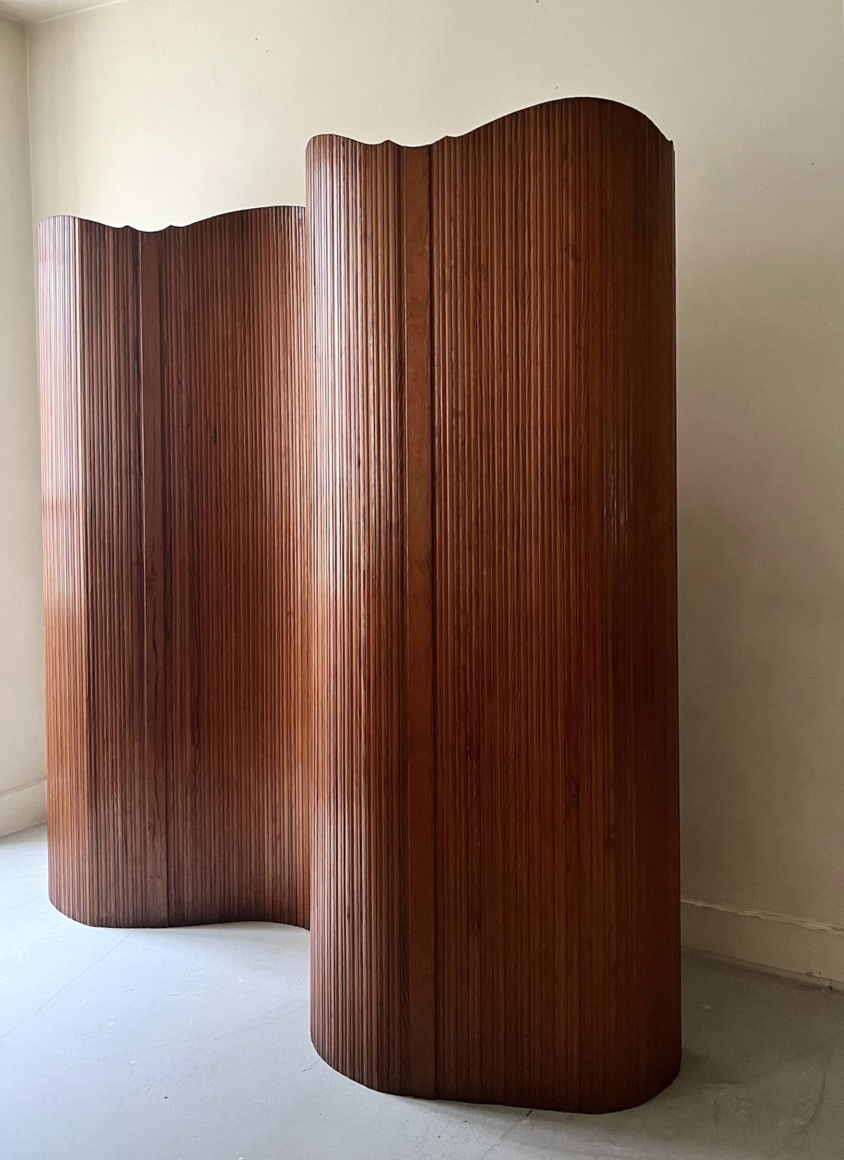 Modular wooden screen / partition by Baumann, SNSA design 1950