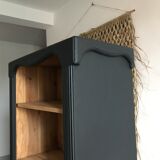 Wooden and black library