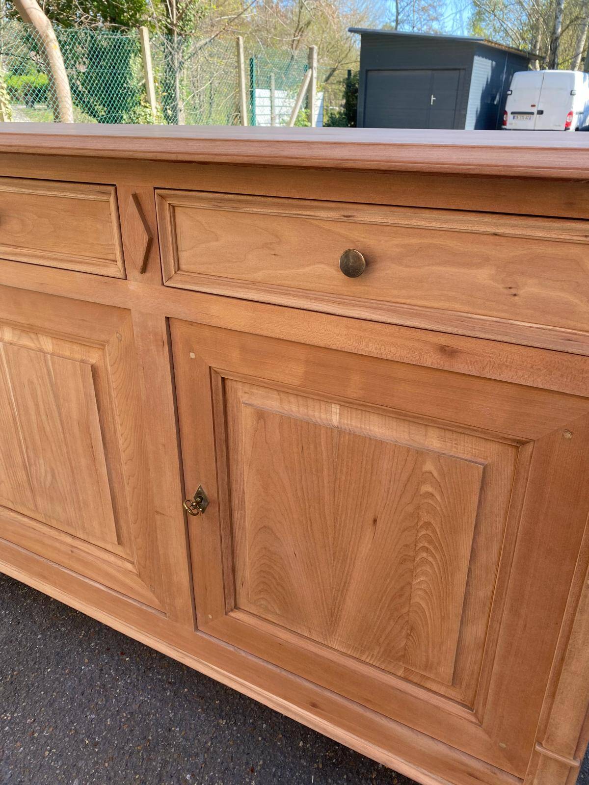 Louis XVI Imperial Sideboard in Solid Oak 190cm