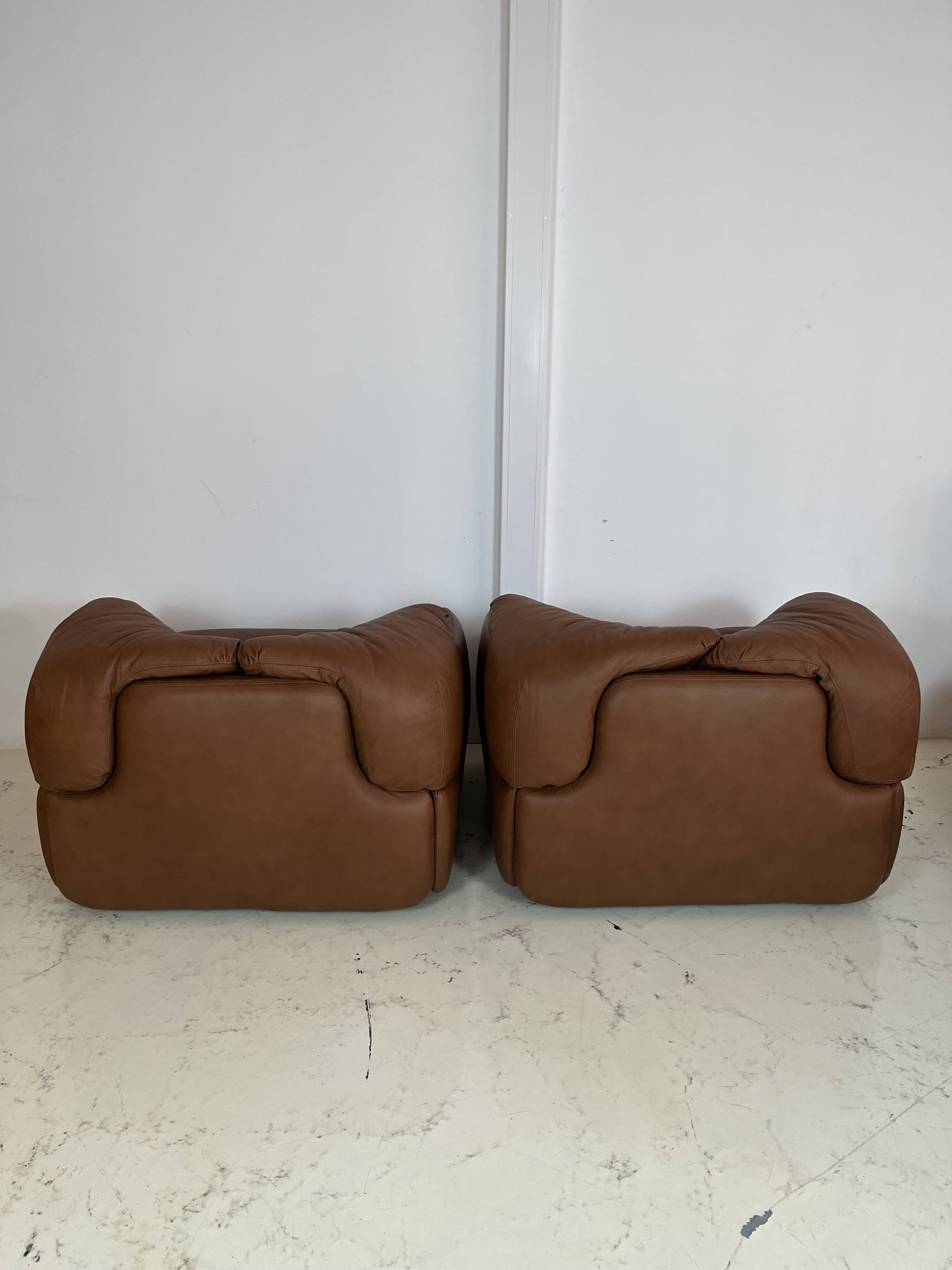 Chaises longues et canapé Confidential par Alberto Rosselli, ensemble de 3