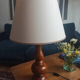 Wooden table lamp