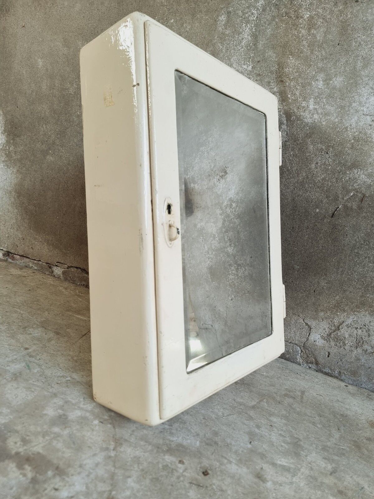 Medicine cupboard with mirror